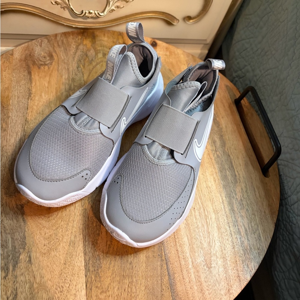 Nike KID’s Gray Athletic Slip-On Shoes